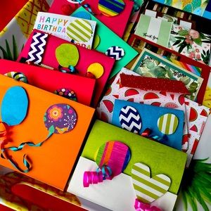 Creative Card Kits - make 3 unique cards!  Good-to-go gift boxes - handmade!